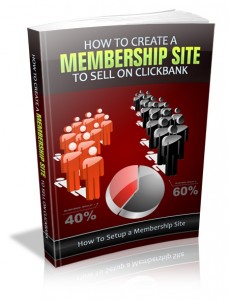 Create Membership Site to Sell On Clickbank