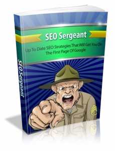 SEO Sergeant MRR Ebook