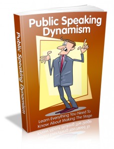 Public Speaking Dynamism MRR Ebook